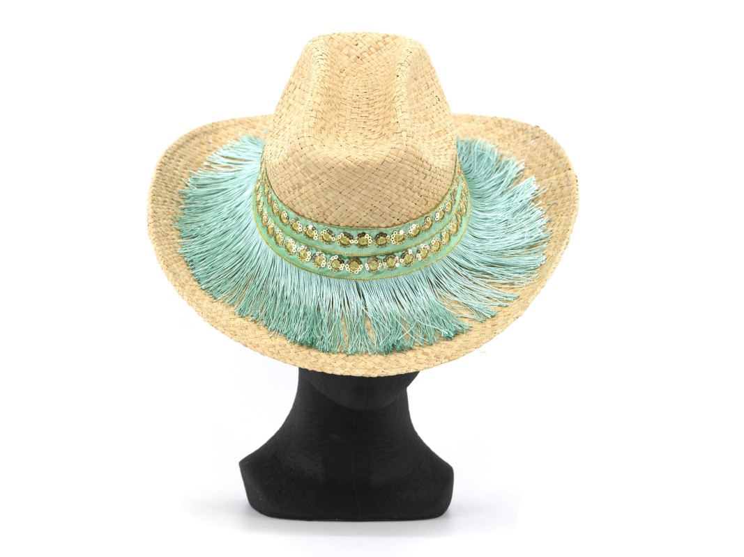 Sombrero indiana CHANNEL - sombrero vegano mujer - NUEVA COLECION SIMO  SASTRE 2023